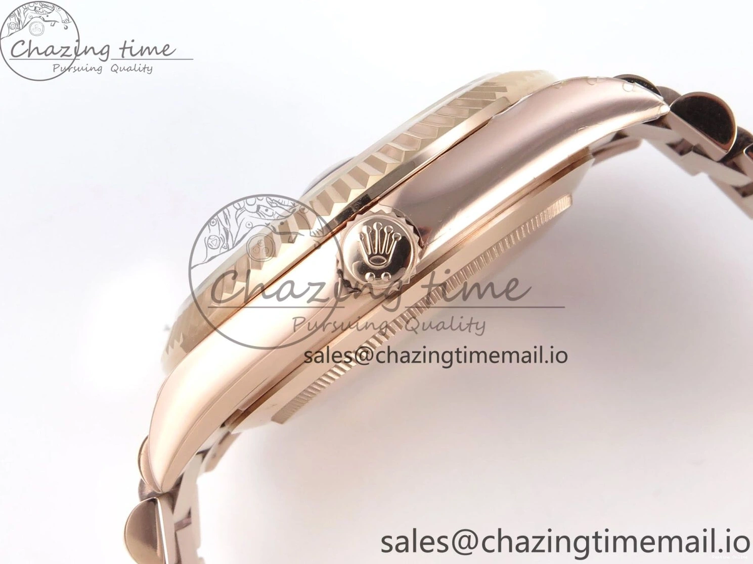 0217 QuickDry Day Date 40 RG 228235 KF 1:1 Best Edition Brown Roman Dial on President Bracelet VR3255 (Gain Weight) 838